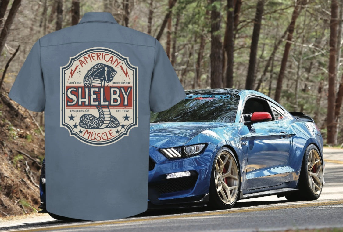 Shelby Retro American Muscle Shop Shirt