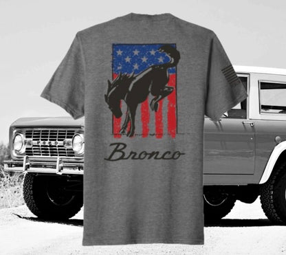 Bronco Flag T-Shirt