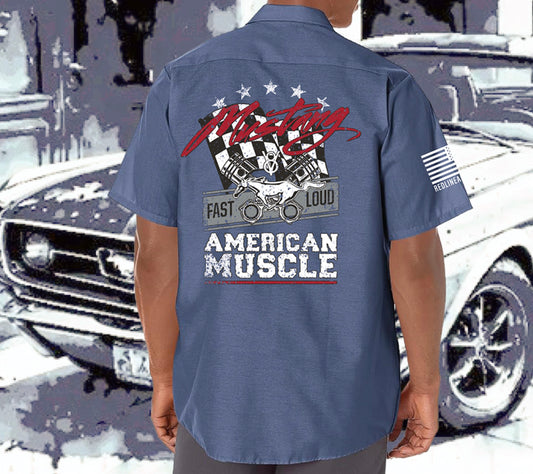 Mustang Fast & Loud Shop Shirt