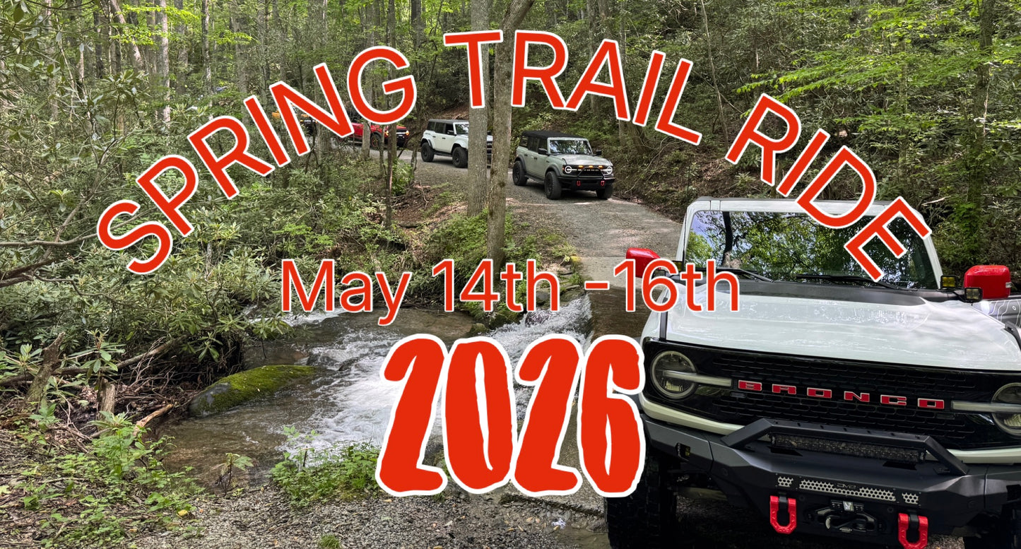 2026 Spring Trail Ride May 14th-16th 2026