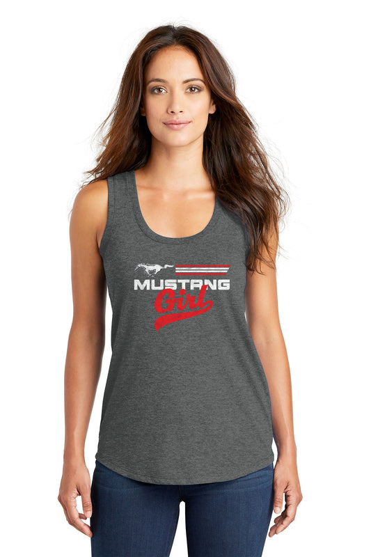 Mustang Girl Racerback Tank