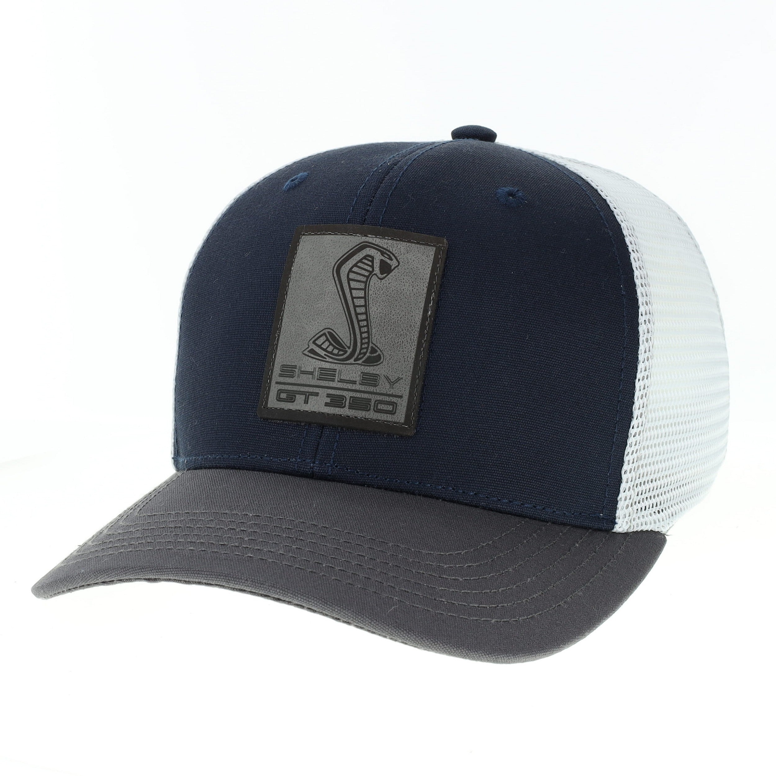 Shelby GT350 Hat - Grey Leather Patch